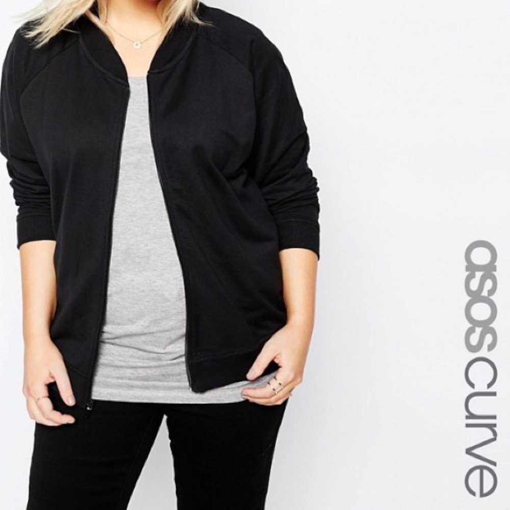 ASOS curve bomber jacket
